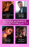 Modern Romance June 2023 Books 1-4: Midnight Surrender to the Spaniard (Heirs to the Romero Empire) / Her Diamond Deal with the CEO / The Reason for His Wife's Return / One Night in My Rival's Bed by Carol Marinelli, Louise Fuller, Tara Pammi and Melanie Milburne (9780008932831)