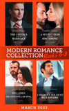 Modern Romance March 2023 Books 5-8: The Greek's Forgotten Marriage / A Secret Heir to Secure His Throne / Reclaimed by His Billion-Dollar Ring / Engaged to London's Wildest Billionaire by Maya Blake, Caitlin Crews, Julia James and Kali Anthony (9780008931896)