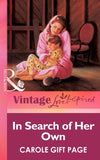 In Search Of Her Own (Mills & Boon Vintage Love Inspired): First edition (9781472064066)