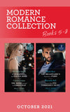 Modern Romance October 2021 Books 5-8: Unwrapped by Her Italian Boss (Christmas with a Billionaire) / The Bride He Stole for Christmas / The Billionaire's Proposition in Paris /... (9780263302905)
