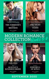 Modern Romance September 2020 Books 5-8: The Forbidden Cabrera Brother / One Night on the Virgin's Terms / The Sicilian's Banished Bride / The Most Powerful of Kings (9780008908461)