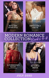 Modern Romance July Books 5-8: A Baby to Bind His Innocent (The Sicilian Marriage Pact) / Hired by the Impossible Greek / A Forbidden Night with the Housekeeper / Revelations of His Runaway Bride by Michelle Smart, Clare Connelly, Heidi Rice and Kali Anthony (9780008908010)