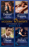 Modern Romance September 2017 Books 5 - 8 (9781474074544)