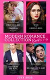 Modern Romance July 2022 Books 1-4: Crowning His Kidnapped Princess (Scandalous Royal Weddings) / Maid for the Greek's Ring / The Night the King Claimed Her / The Billionaire's Baby Negotiation (9780008926458)